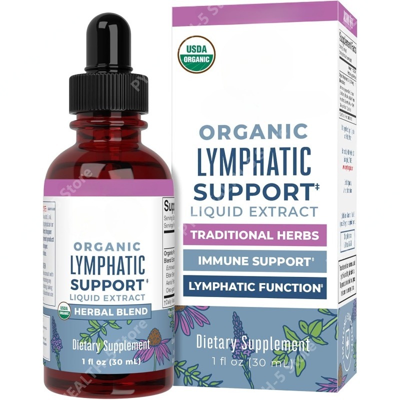 Echinacea - Organiczne krople wspomagające odprowadzanie płynów limfatycznych,