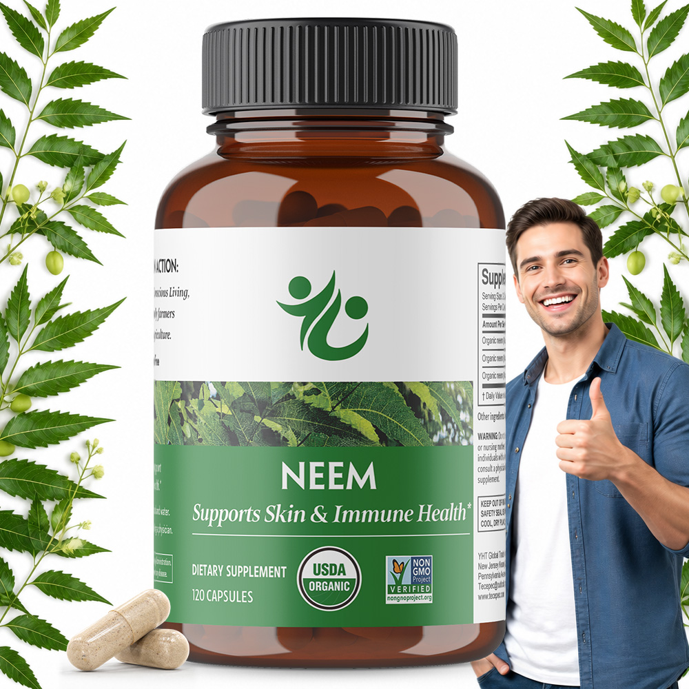 Kapsułki z liści neemu - zioło – Herbal Supplement recenzja i cena