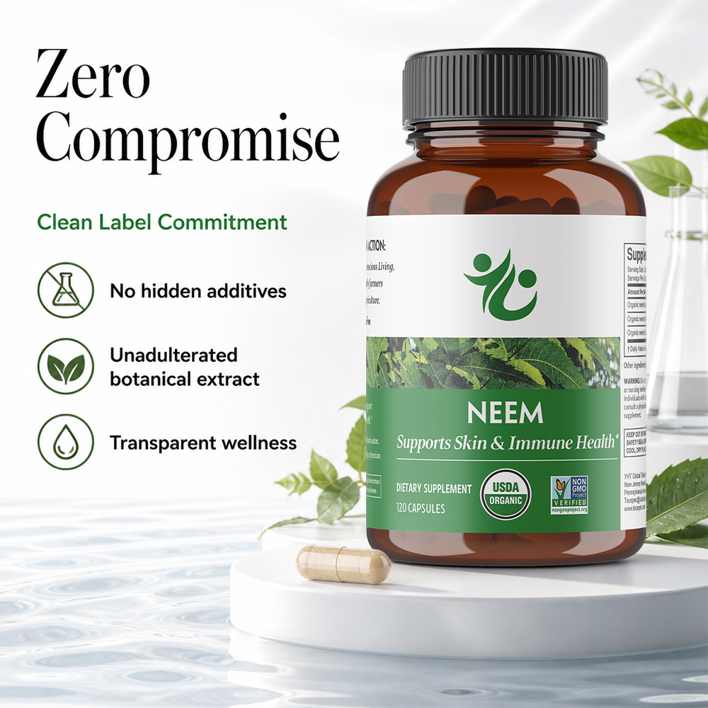 Kapsułki z liści neemu - zioło – Herbal Supplement recenzja i cena
